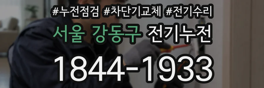 서울 강동구 전기누전