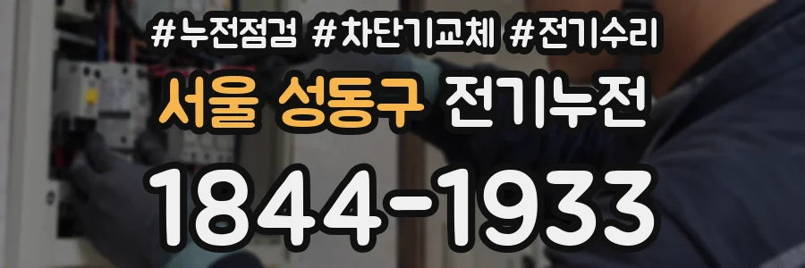 서울 성동구 전기누전