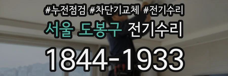 서울 도봉구 전기수리