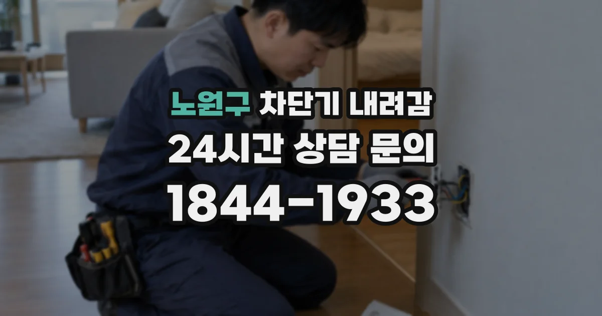 노원구 차단기 내려감