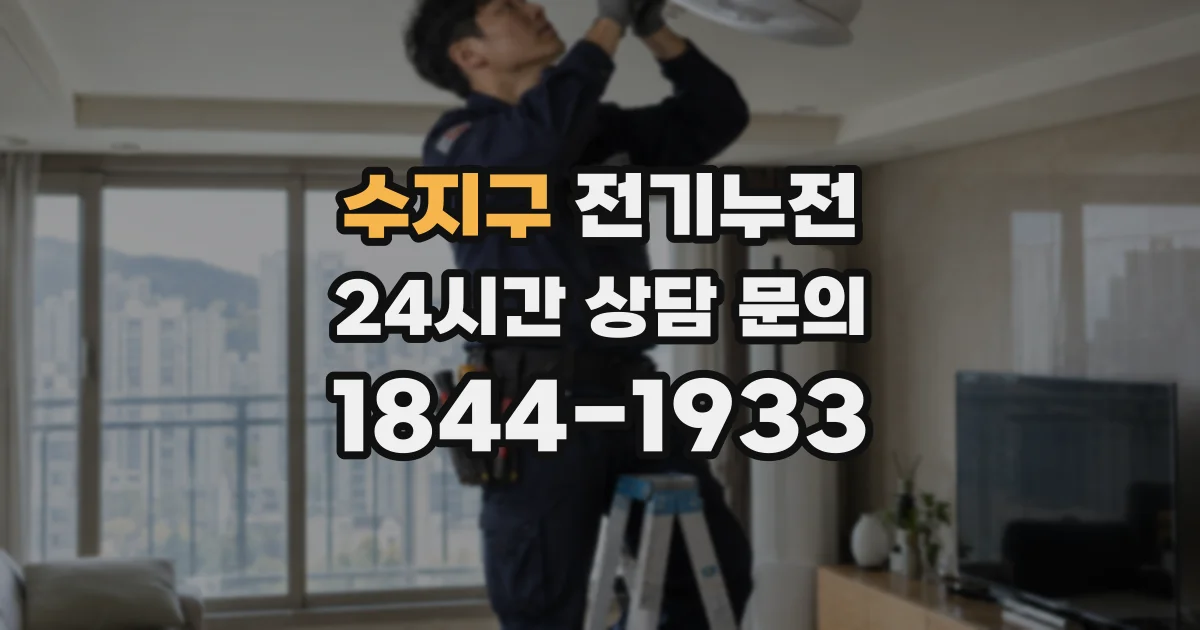 수지구 전기누전