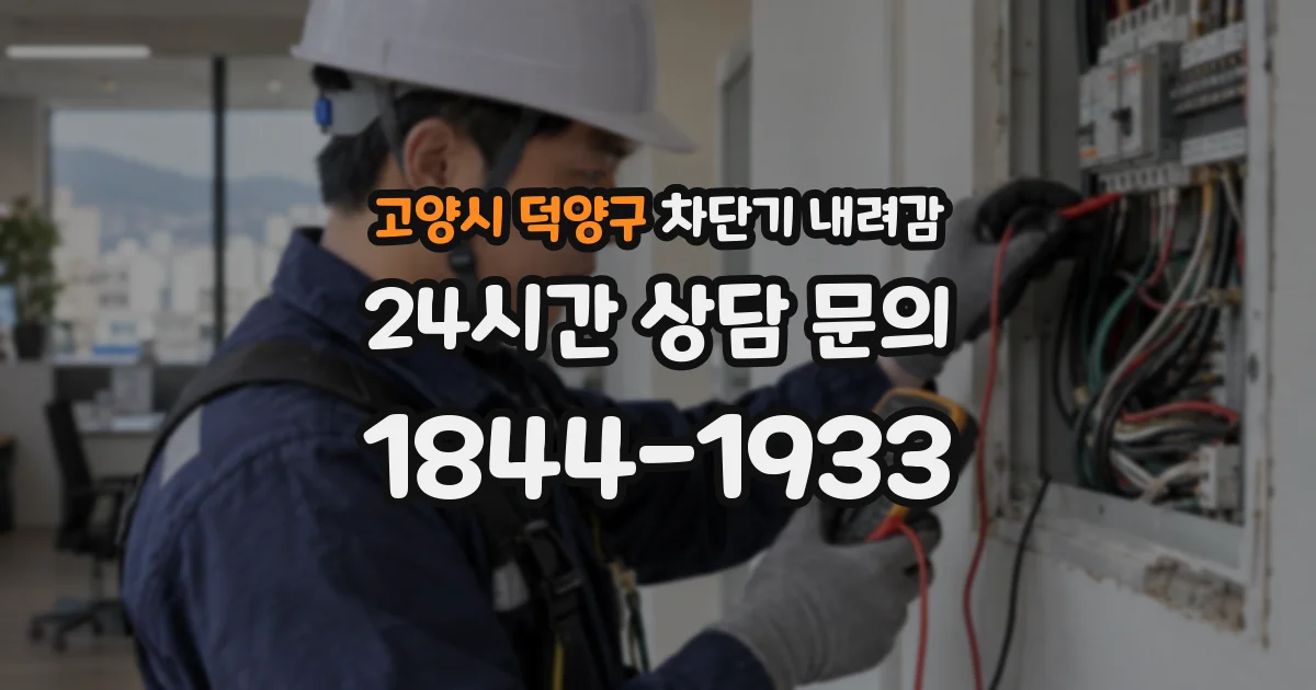 고양시 덕양구 차단기 내려감