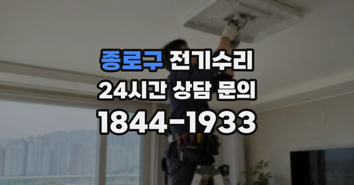 종로구 전기수리
