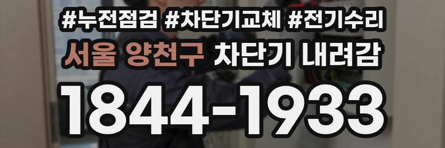 서울 양천구 차단기 내려감
