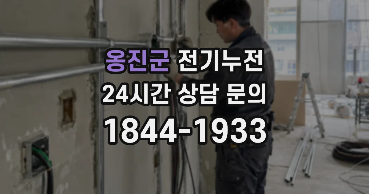 옹진군 전기누전