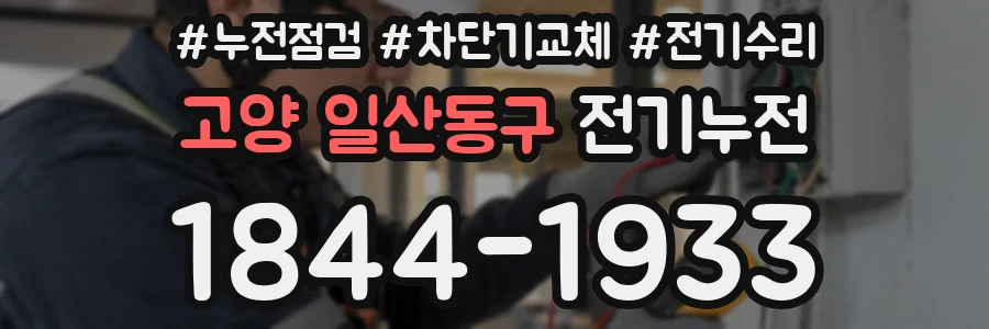 고양 일산동구 전기누전