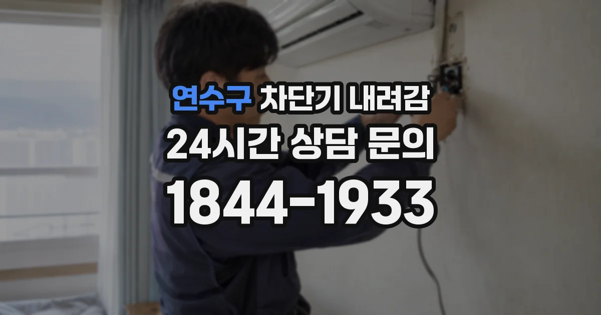 연수구 차단기 내려감