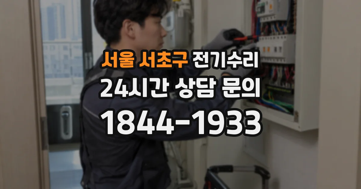 서울 서초구 전기수리