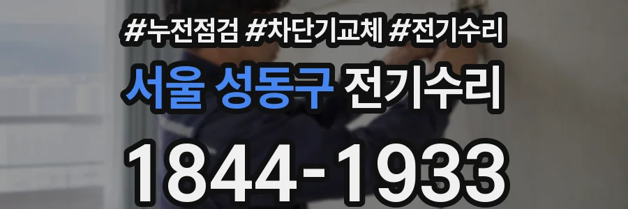 서울 성동구 전기수리