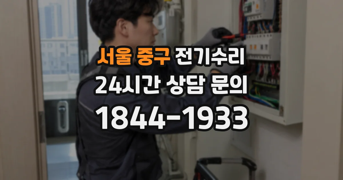 서울 중구 전기수리