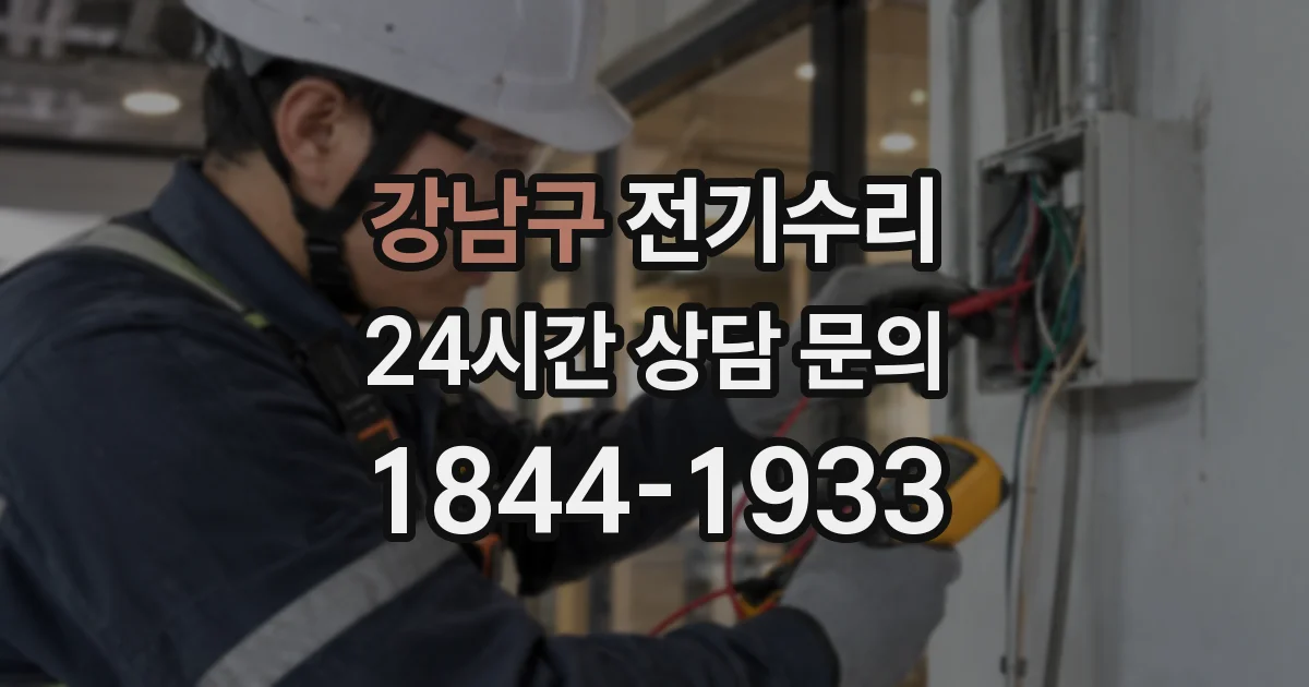 강남구 전기수리