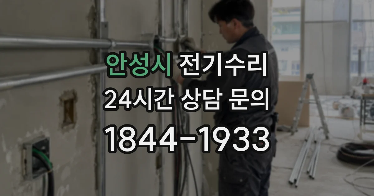 안성시 전기수리