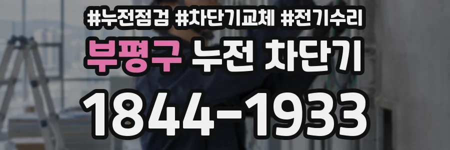 부평구 누전 차단기