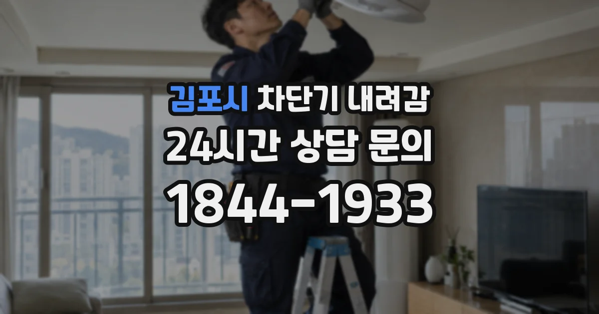김포시 차단기 내려감