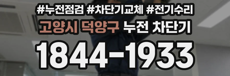 고양시 덕양구 누전 차단기