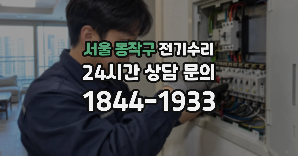 서울 동작구 전기수리