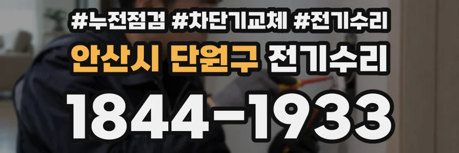 안산시 단원구 전기수리