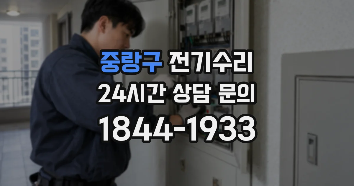 중랑구 전기수리