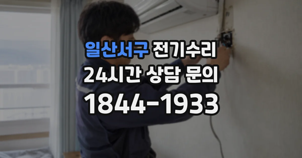 일산서구 전기수리