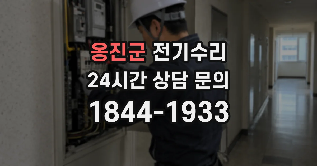 옹진군 전기수리