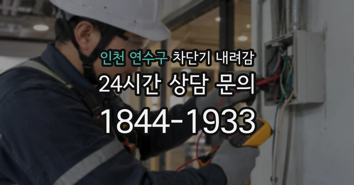 인천 연수구 차단기 내려감