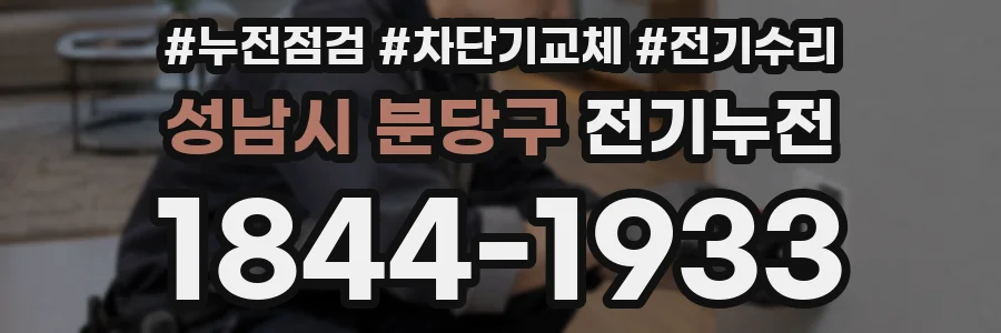 성남시 분당구 전기누전