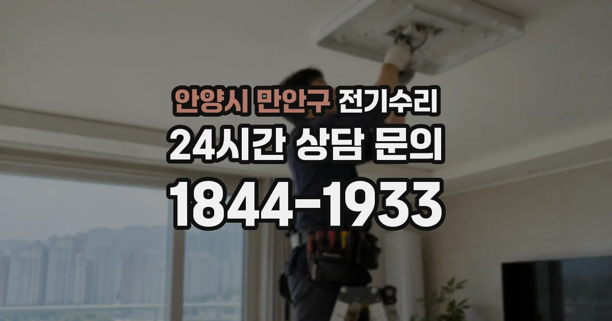 안양시 만안구 전기수리