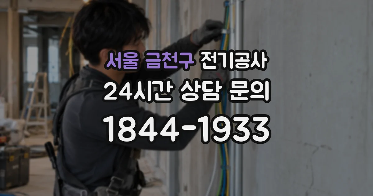 서울 금천구 전기공사
