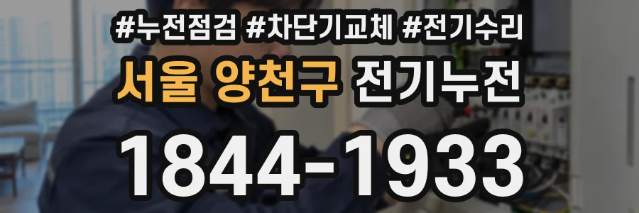 서울 양천구 전기누전