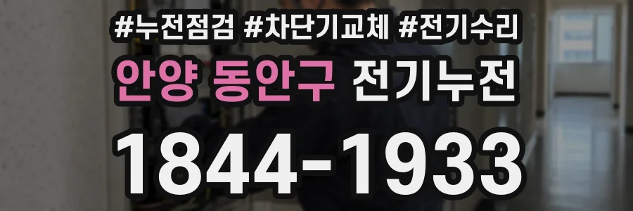 안양 동안구 전기누전