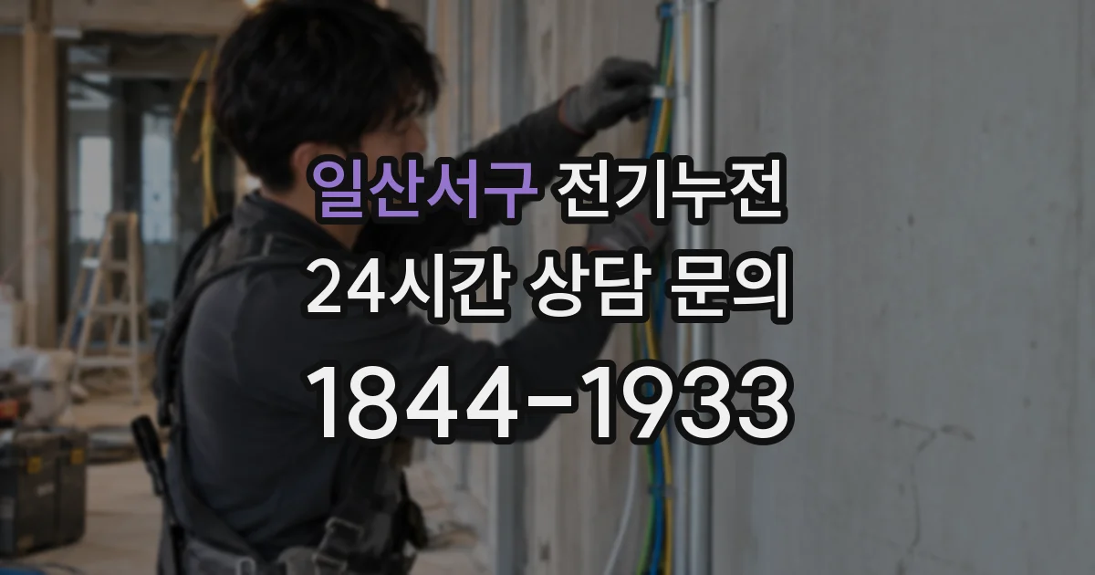일산서구 전기누전