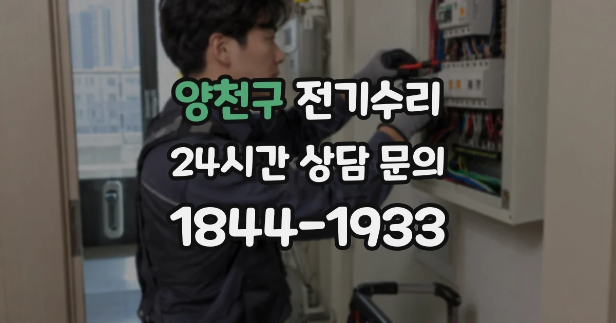 양천구 전기수리