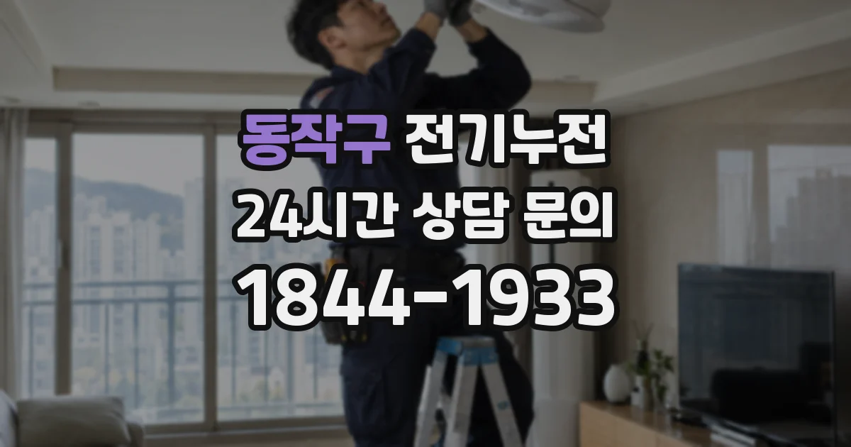 동작구 전기누전