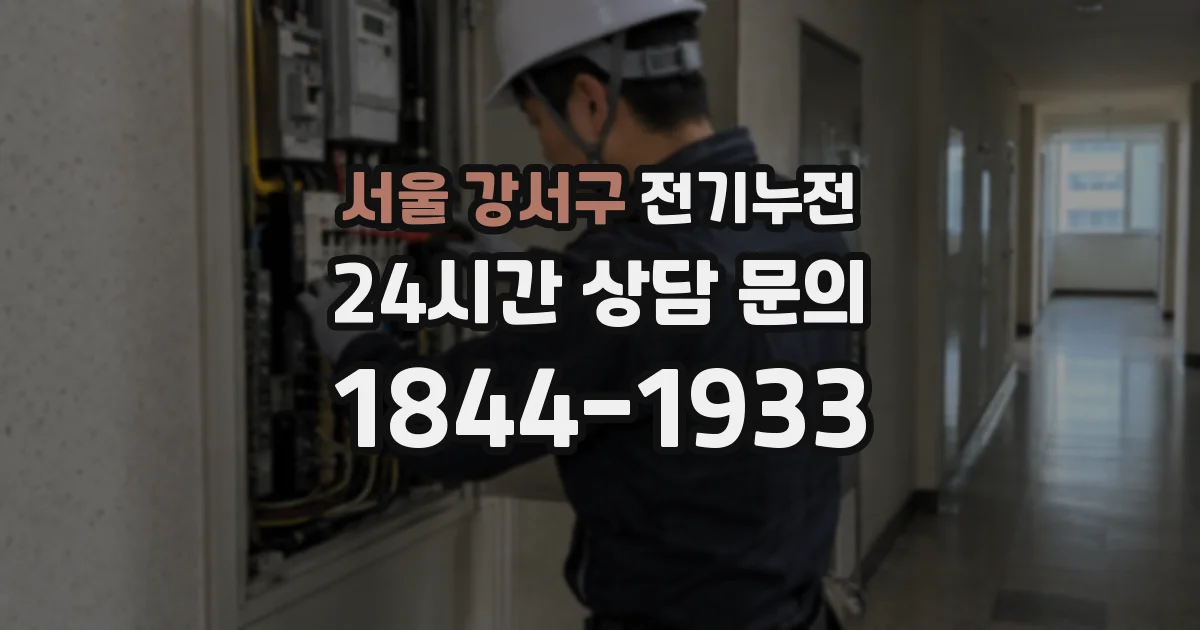 서울 강서구 전기누전