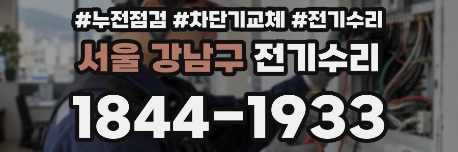 서울 강남구 전기수리