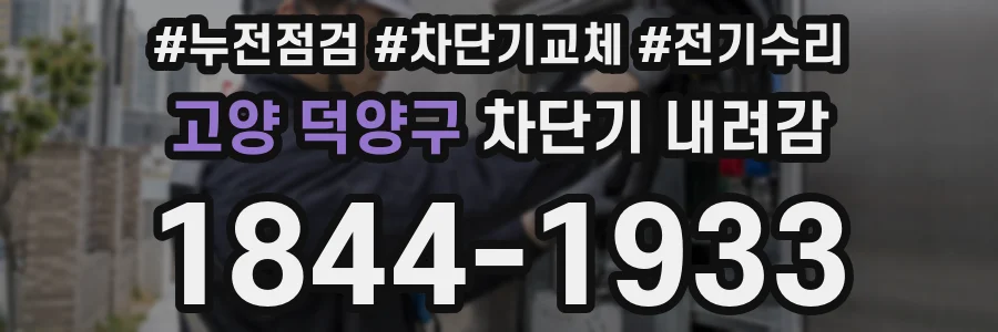 고양 덕양구 차단기 내려감