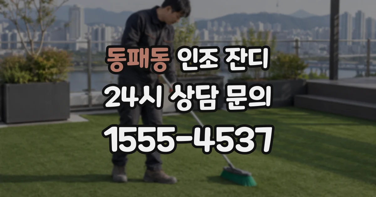 동패동 인조 잔디