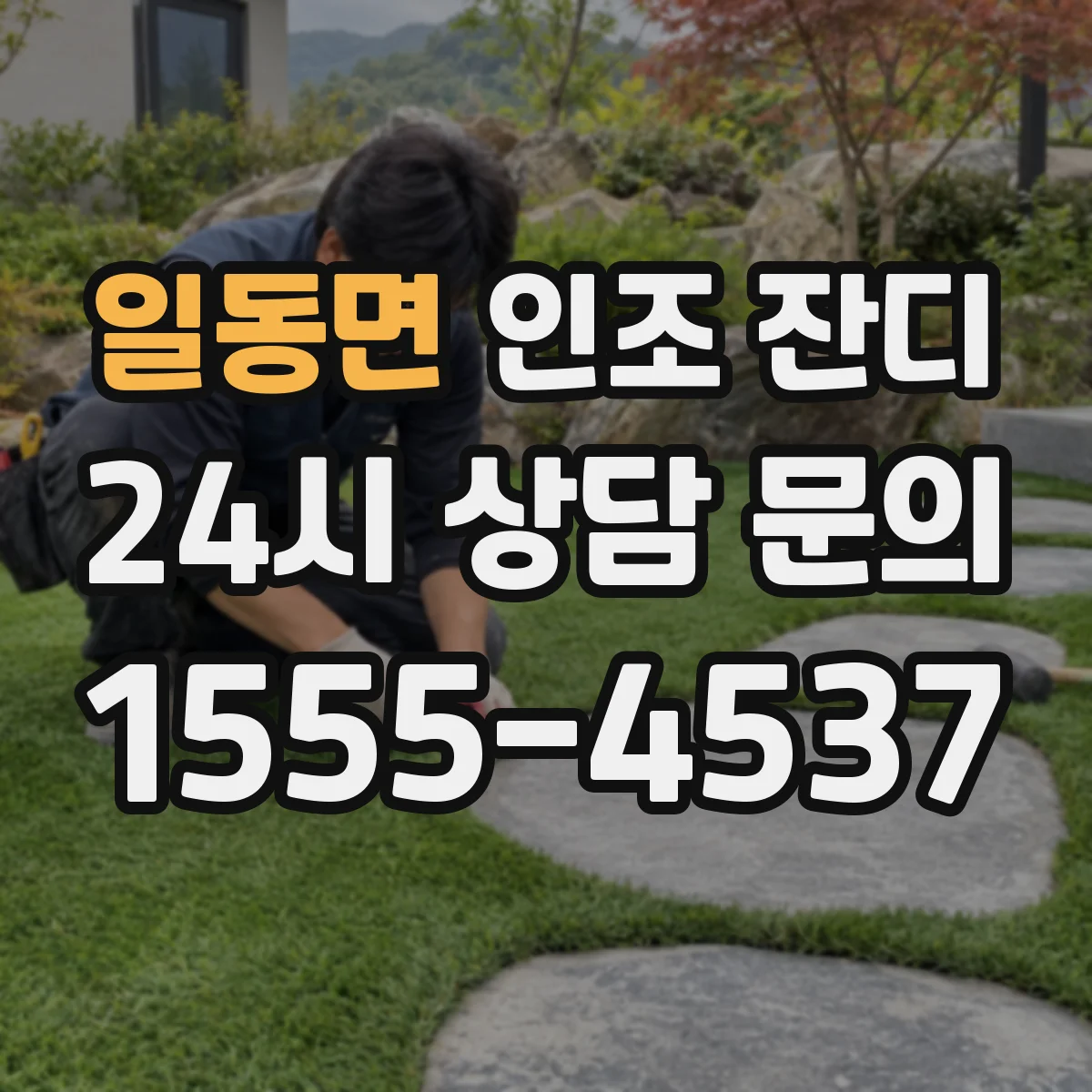 일동면 인조 잔디