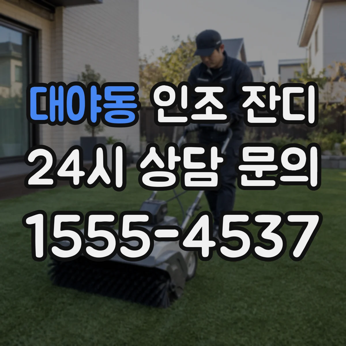 대야동 인조 잔디