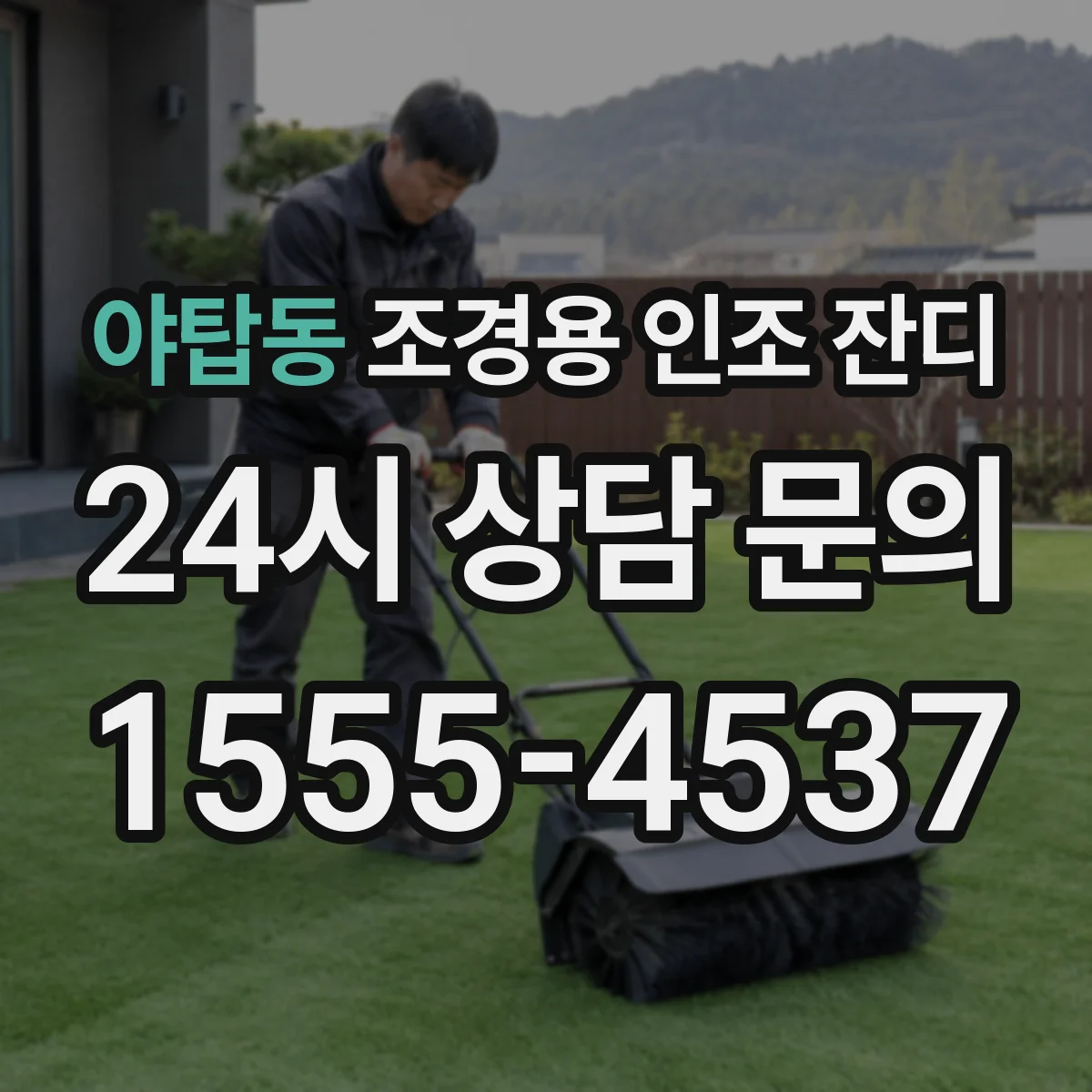야탑동 조경용 인조 잔디