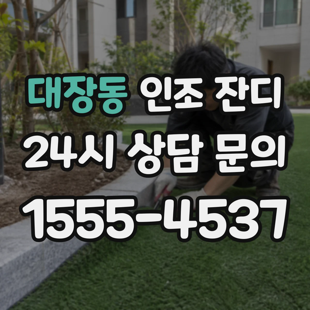 대장동 인조 잔디