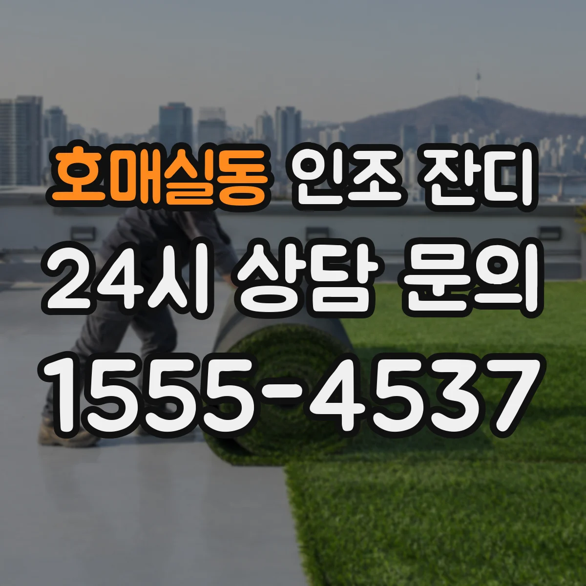 호매실동 인조 잔디