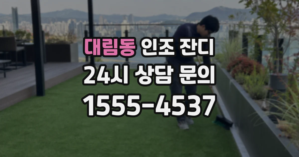 대림동 인조 잔디