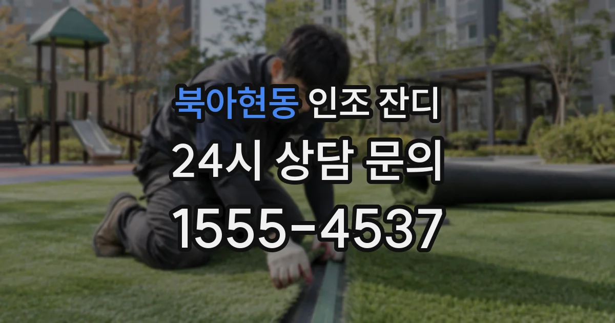 북아현동 인조 잔디