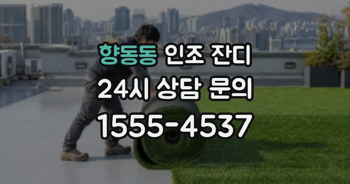 향동동 인조 잔디