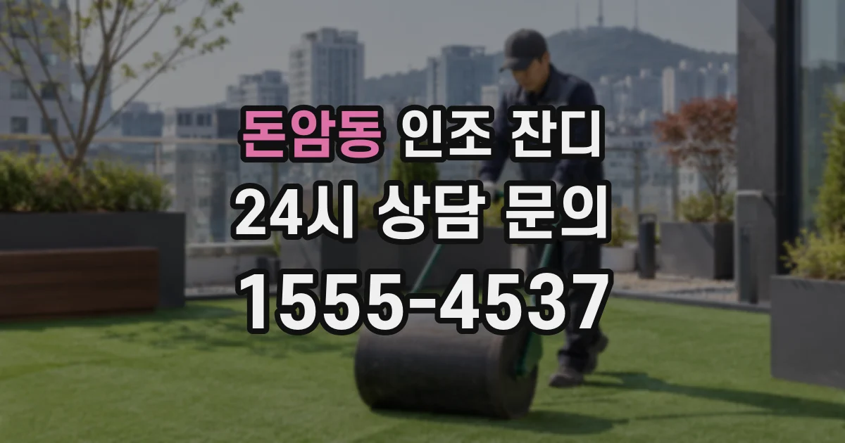 돈암동 인조 잔디