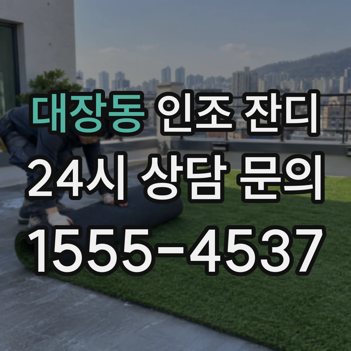 대장동 인조 잔디