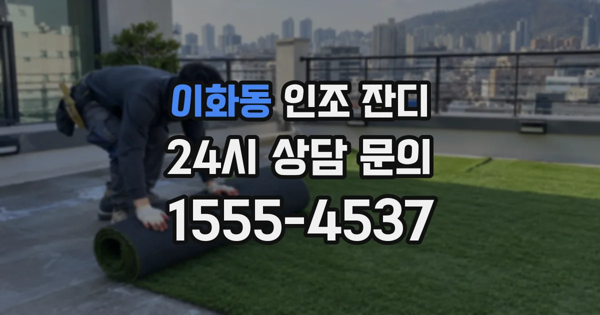 이화동 인조 잔디