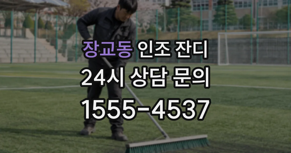 장교동 인조 잔디