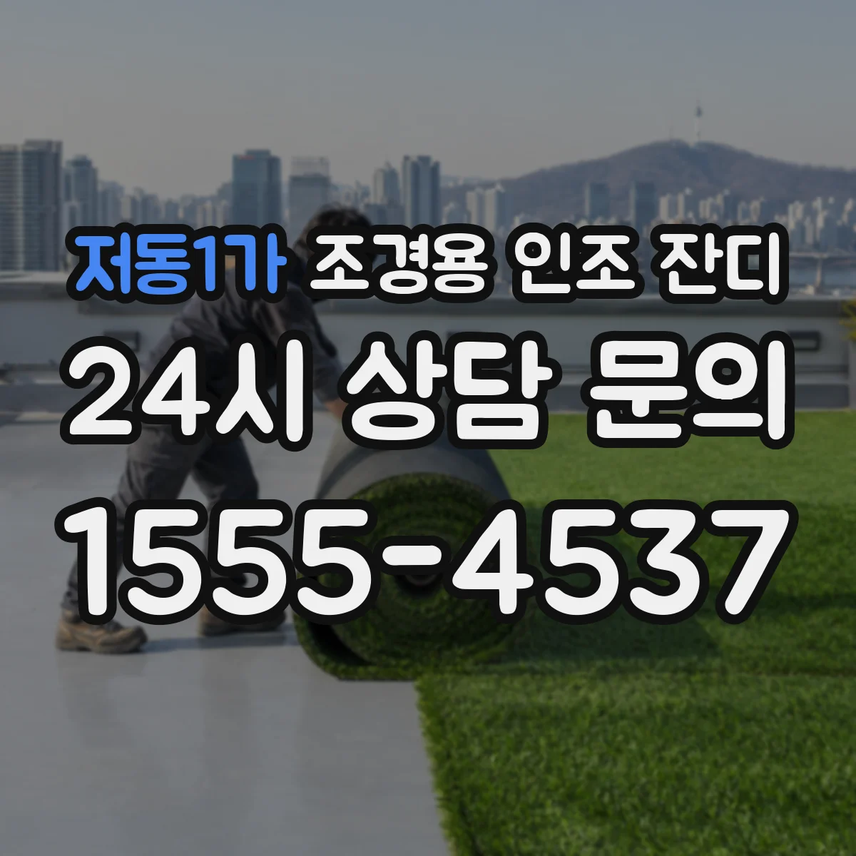 저동1가 조경용 인조 잔디